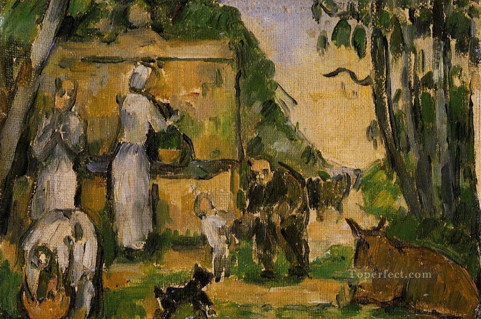 The Fountain Paul Cezanne Oil Paintings